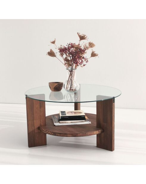 Table basse Mondo marron - 75x40x75 cm