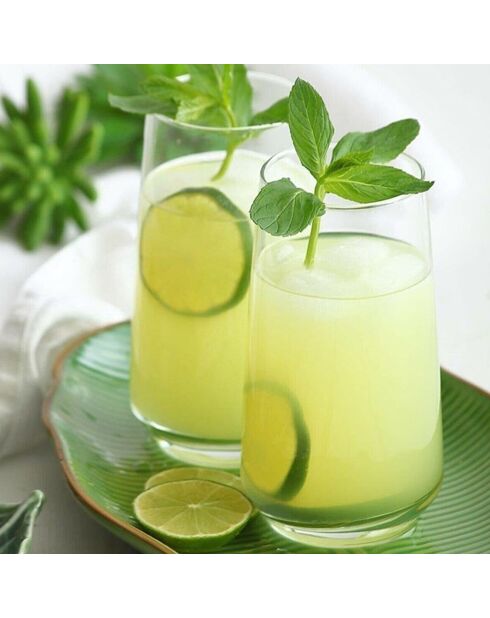 6 Verres à eau transparents - 48 cl