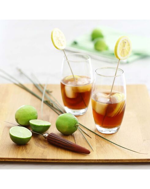 6 Verres long drink Empire transparents - 51 cl