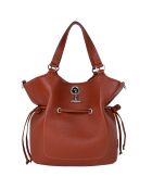 Sac porté épaule en Cuir Paris argile - 28x31x13.50 cm