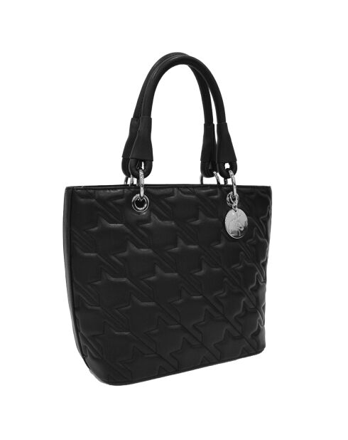 Sac à main en Cuir Stella noir - 24.5x23x12 cm