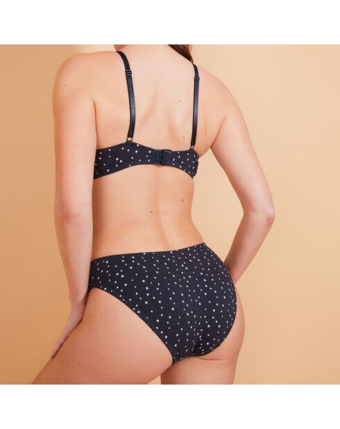Ensemble Soutien-Gorge triangle & Culotte Lovy anthracite