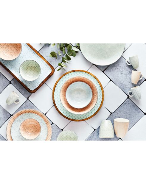 6 Mugs Pattern Pastel rose pastel/bleu pastel/vert pastel - 30 cl