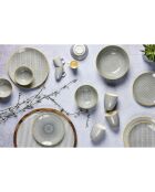 6 Bols petit-déjeuner Pattern Eclipse gris anthracite - D.15 cm