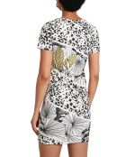 Robe Be Wild brut blanc/noir
