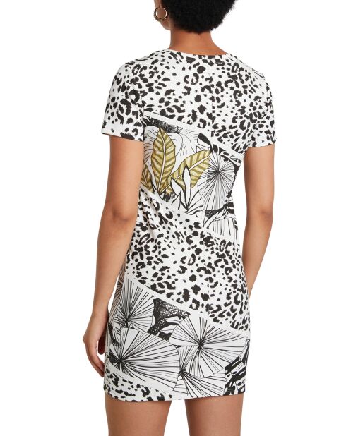 Robe Be Wild brut blanc/noir