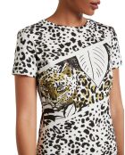 Robe Be Wild brut blanc/noir