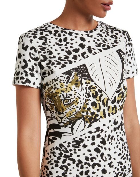 Robe Be Wild brut blanc/noir