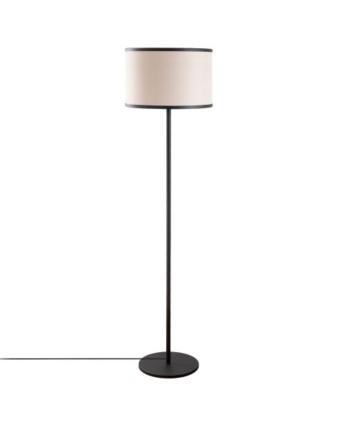 Lampadaire Way noir/crème - D.40x156 cm