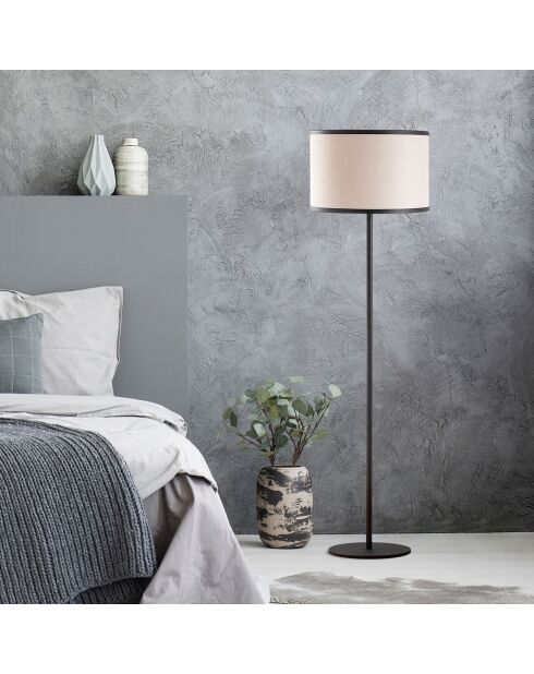Stehleuchte Way schwarz/cremefarben - D.40x156 cm