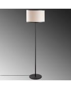 Lampadaire Way noir/crème - D.40x156 cm