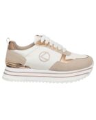 Sneakers Pollina rose/blanc/doré