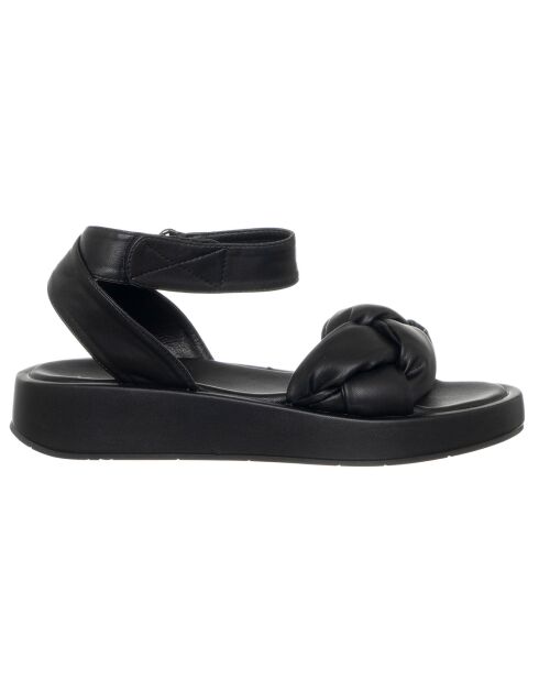Sandales Belinda noires - Plateforme 3.5 cm