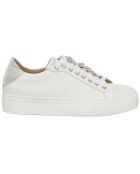 Sneakers en Cuir Neila blanches - Plateforme 3.5 cm