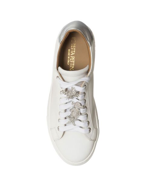 Sneakers en Cuir Neila blanches - Plateforme 3.5 cm