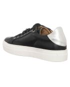 Sneakers en Cuir Neila noires - Plateforme 3.5 cm