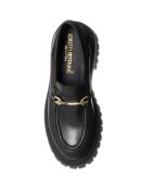Mocassins en Cuir Barbara noirs - Talon 5 cm