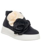 Sneakers Marta noir/rose - Plateforme 4 cm