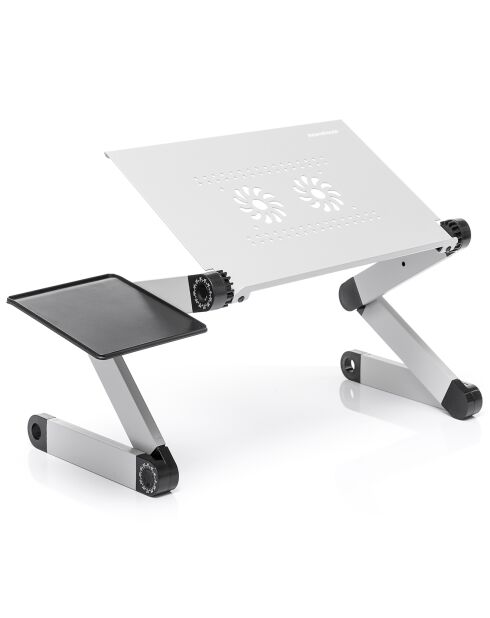 Table réglable positions multiples pour ordinateur portable Omnible grise