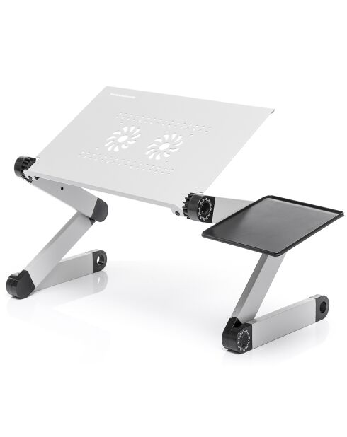 Table réglable positions multiples pour ordinateur portable Omnible grise