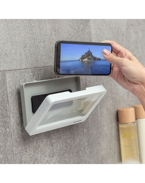 Housse murale étanche pour smartphone Cashower blanche