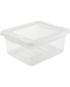 Boîte de rangement transparente - 19.5x16.5x8.5 cm