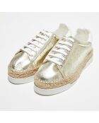 Sneakers en Cuir Lancry Queen dorées