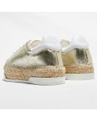 Sneakers en Cuir Lancry Queen dorées
