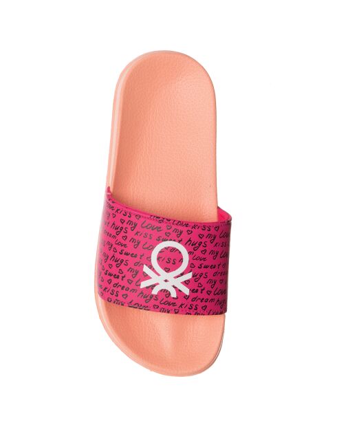 Mules Melina rose/fuchsia