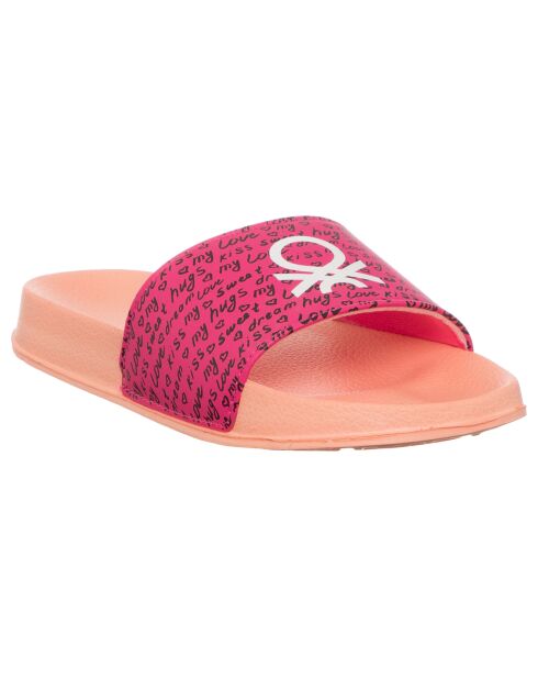 Mules Melina rose/fuchsia