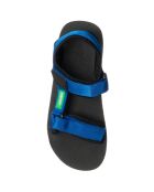 Ricardo schwarz/blaue Sandalen