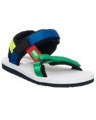 Sandalias Ricardo blancas/multicolor