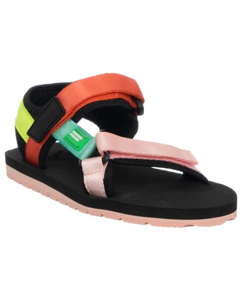 Ricardo schwarz/rosa/mehrfarbige Sandalen