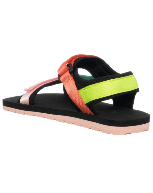 Ricardo schwarz/rosa/mehrfarbige Sandalen