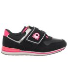 Sneakers Melissa nere/fucsia
