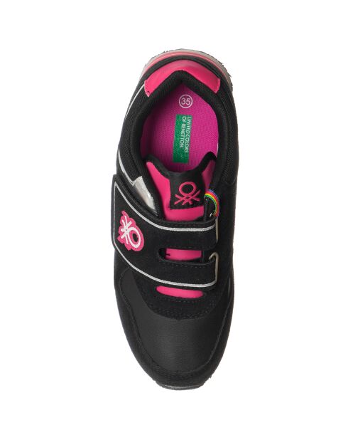 Sneakers Melissa noir/fuchsia