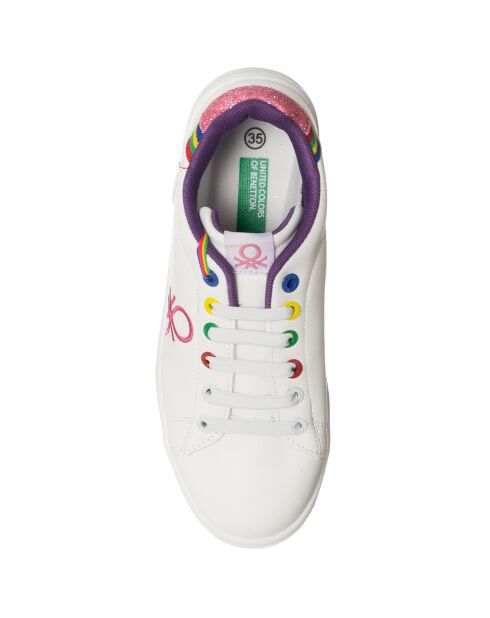 Sneakers Maia blanc/rose