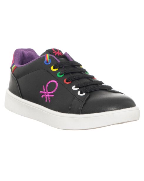 Sneakers Maia noir/fuchsia