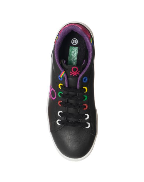 Sneakers Maia noir/fuchsia
