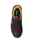 Sneakers Lily noir/fuchsia