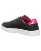 Sneakers Labelium nere/fucsia