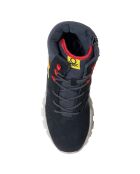 Nela marineblauw/geel/rode sneakers