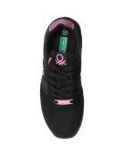 Sneakers Sandra noir/fuchsia