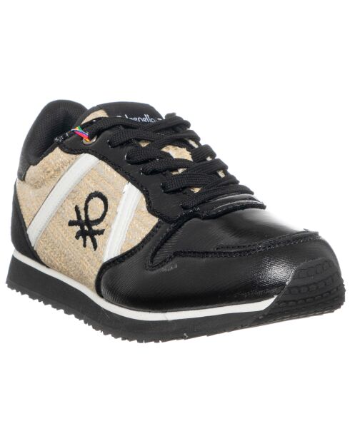 Sneakers Lucia noir/doré