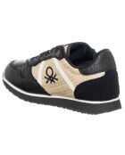 Sneakers Lucia noir/doré