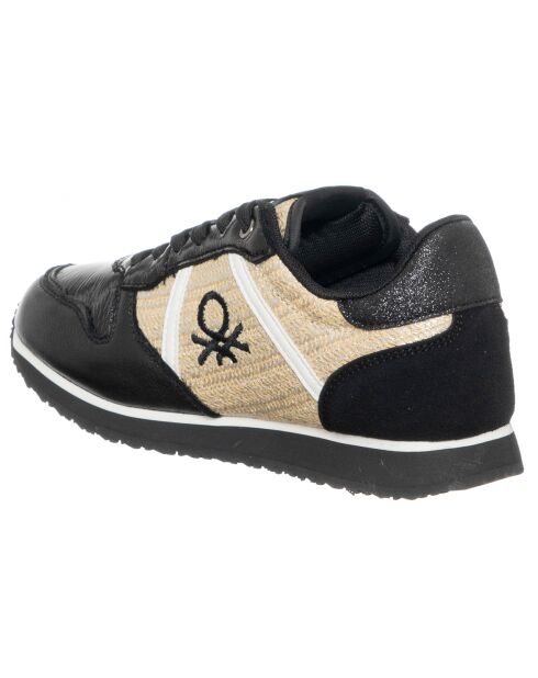 Sneakers Lucia noir/doré