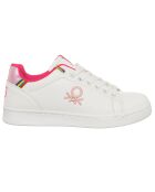 Sneakers Penelope blanc/rose
