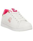 Sneakers Penelope blanc/rose