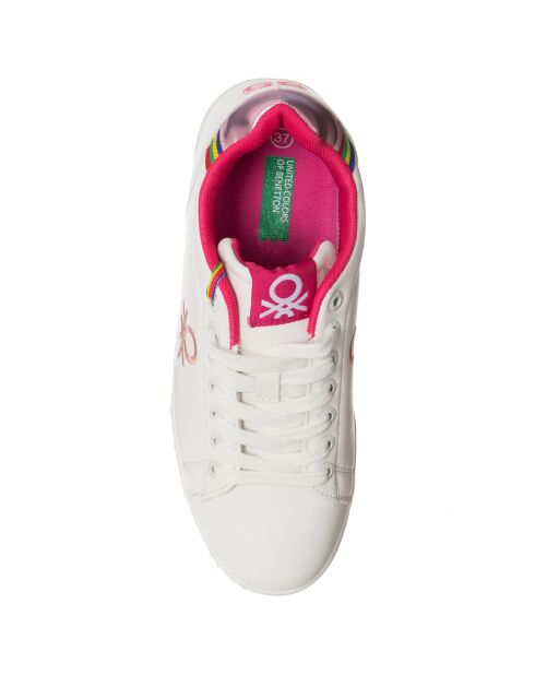 Sneakers Penelope blanc/rose