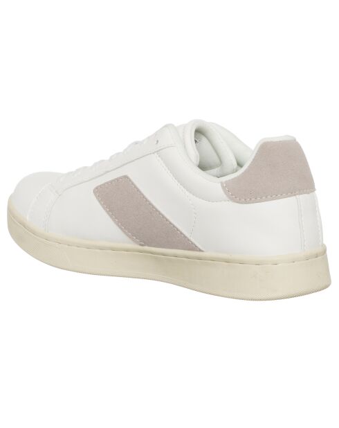 Sneakers Valentina blanc/nude